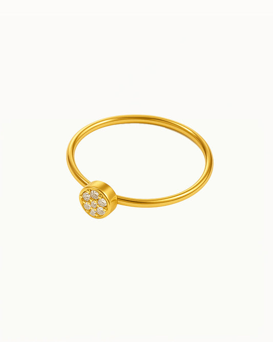 Crystal Stone Ring - Chiara - R32