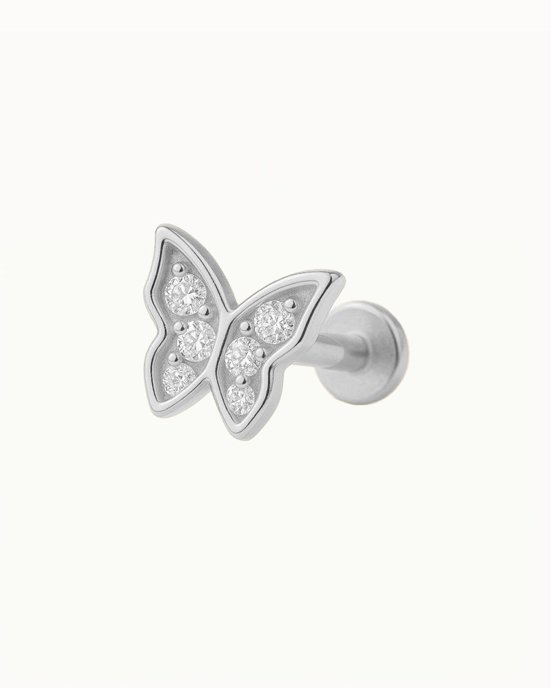 Titanium Piercing Bold Vlinder Design - Elvira