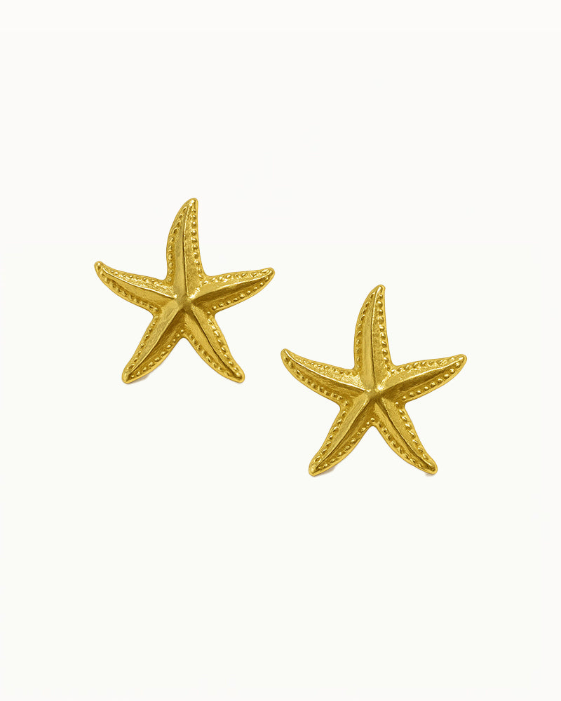 Chunky Starfish Earrings - Indira
