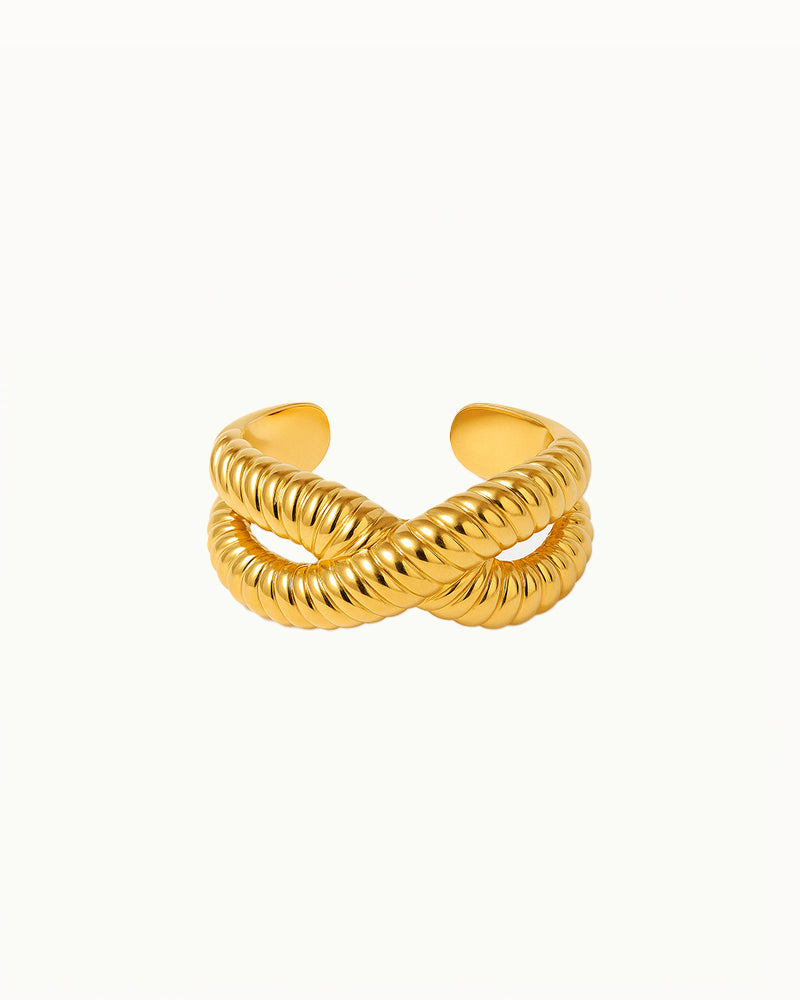 Twisted Gold Ring - Journi - R39