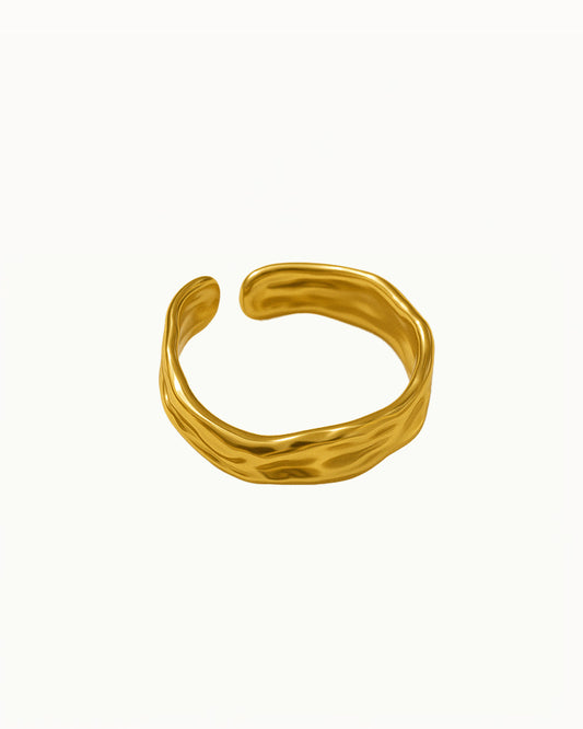 Wavy Ring with Opening - Leslie - R57