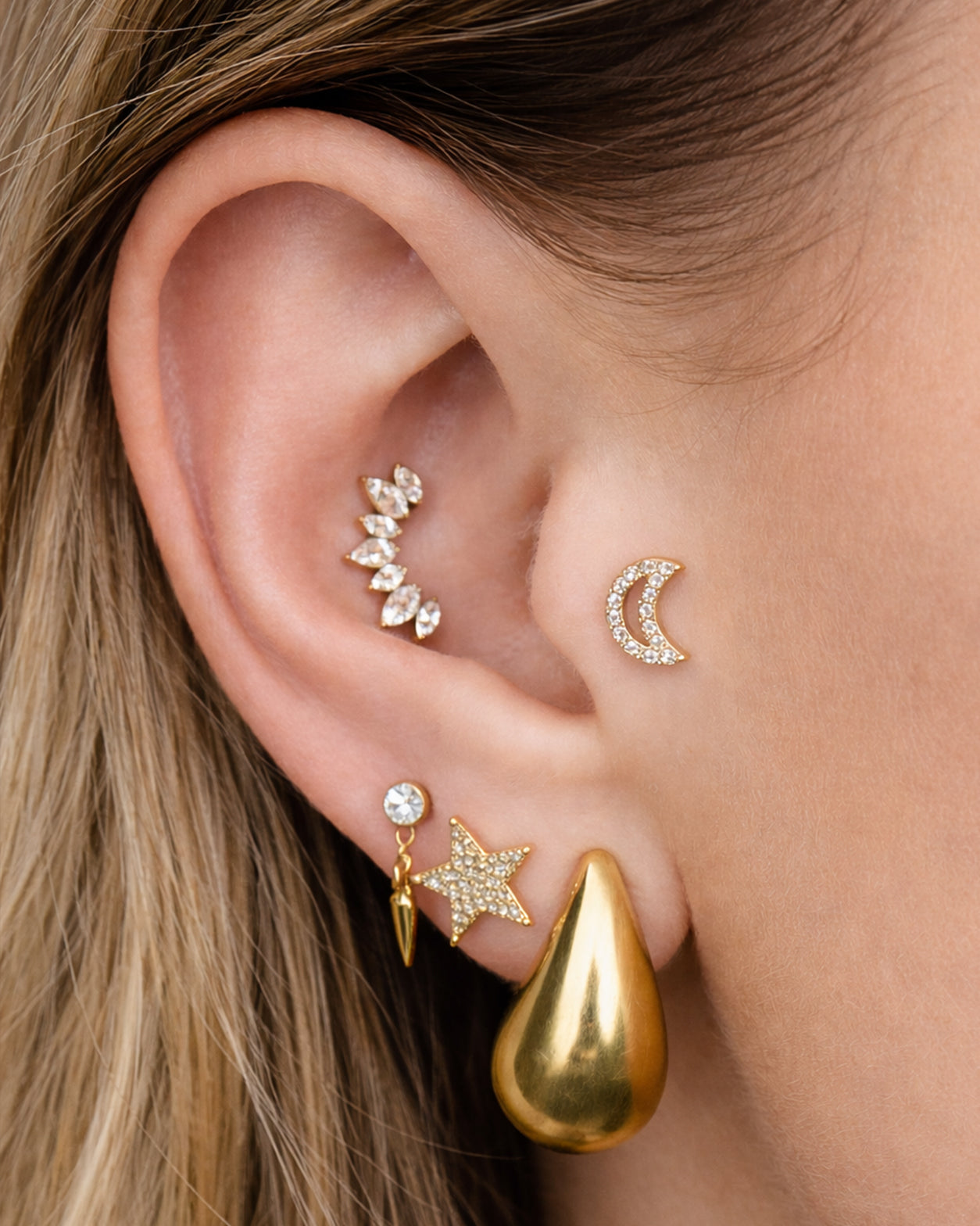 Chunky Drop Earrings - Gabriella