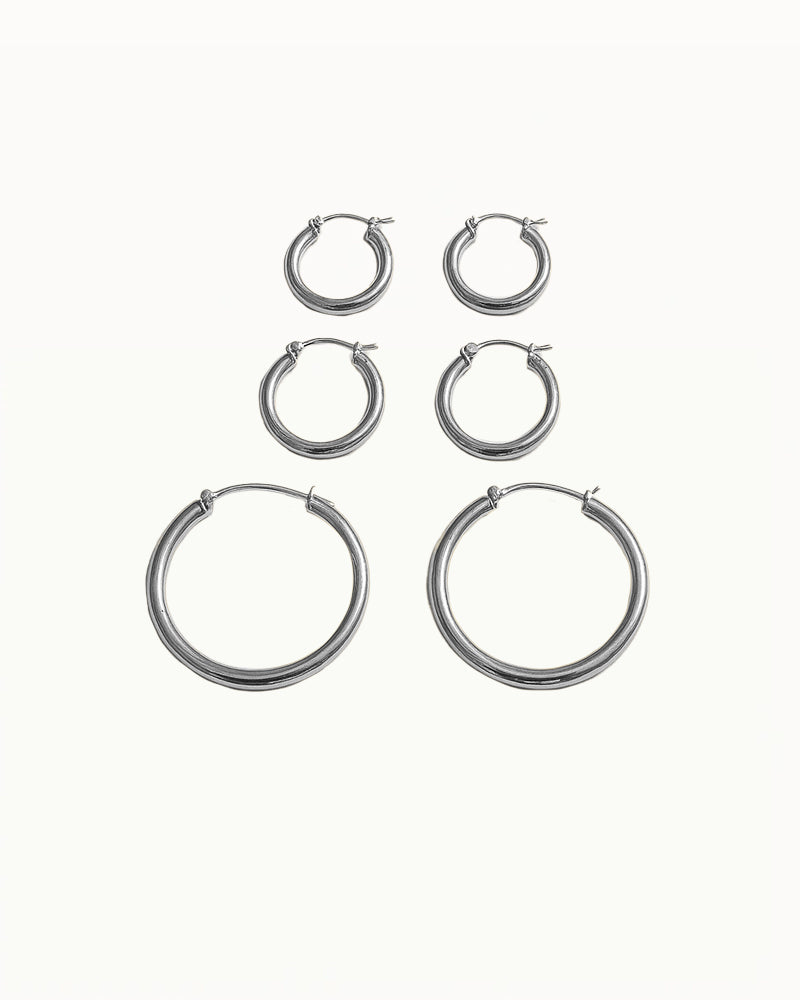 Boucles d'oreilles créoles Chunky - Noelle