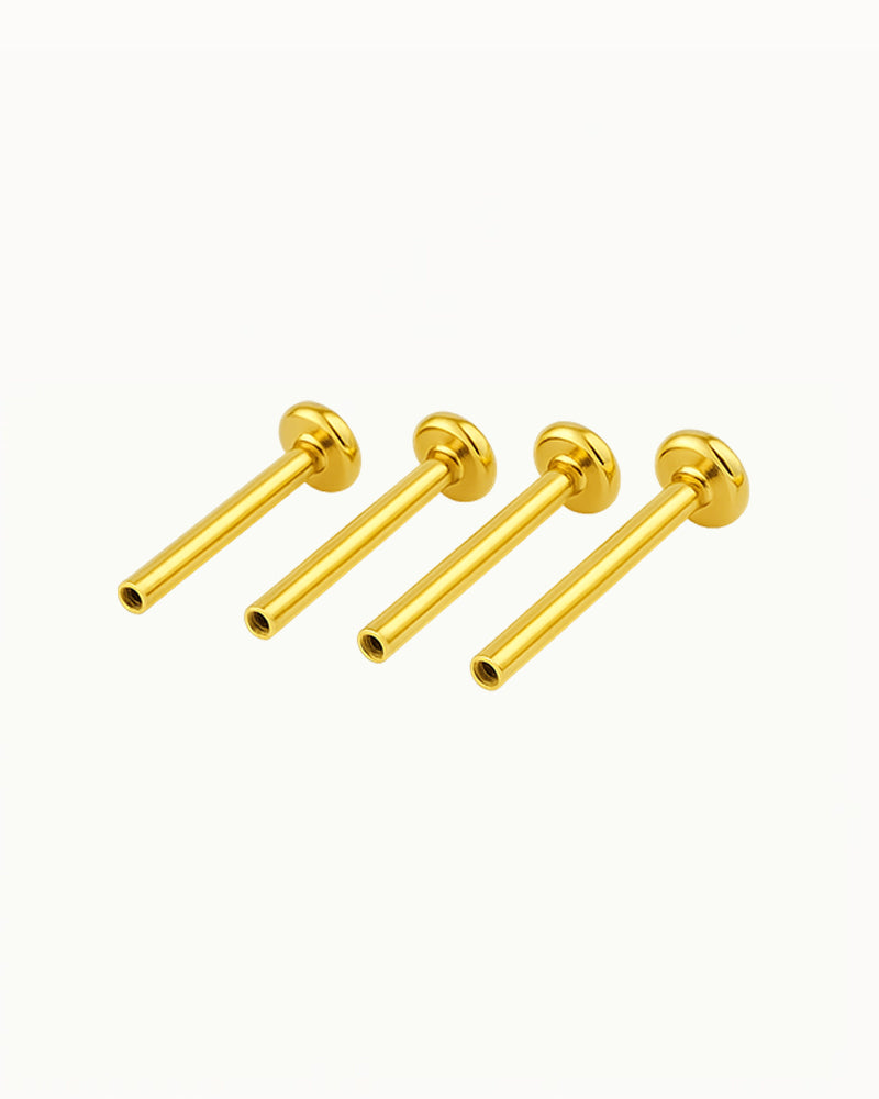 Titanium Labret Staafje met Interne Schroefdraad