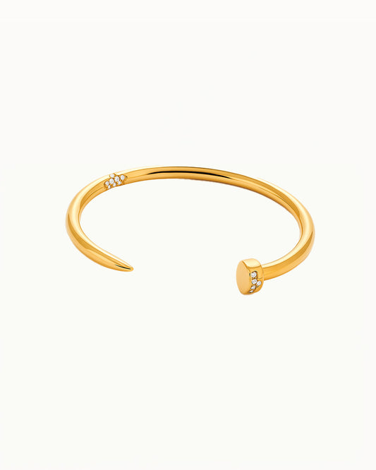 Open Nail Bracelet with Stones - Jenny