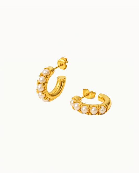 Bold Pearl Earrings - Mathilda