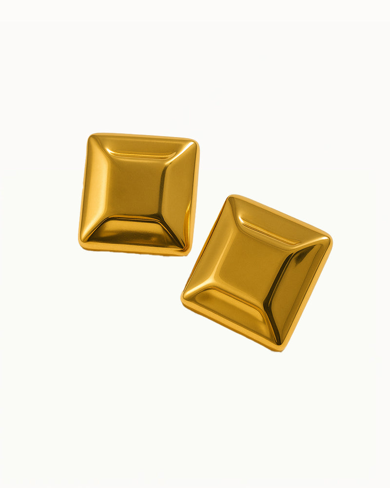 Elegant Square Earrings - Mette