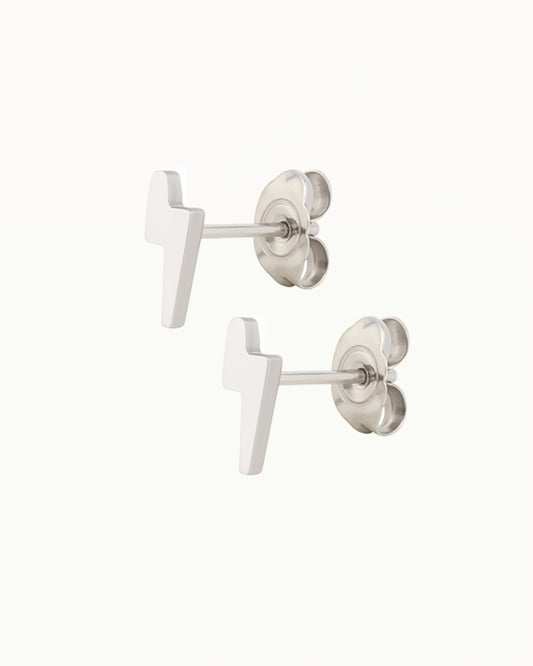 Titanium Lightning Earrings - Tammie