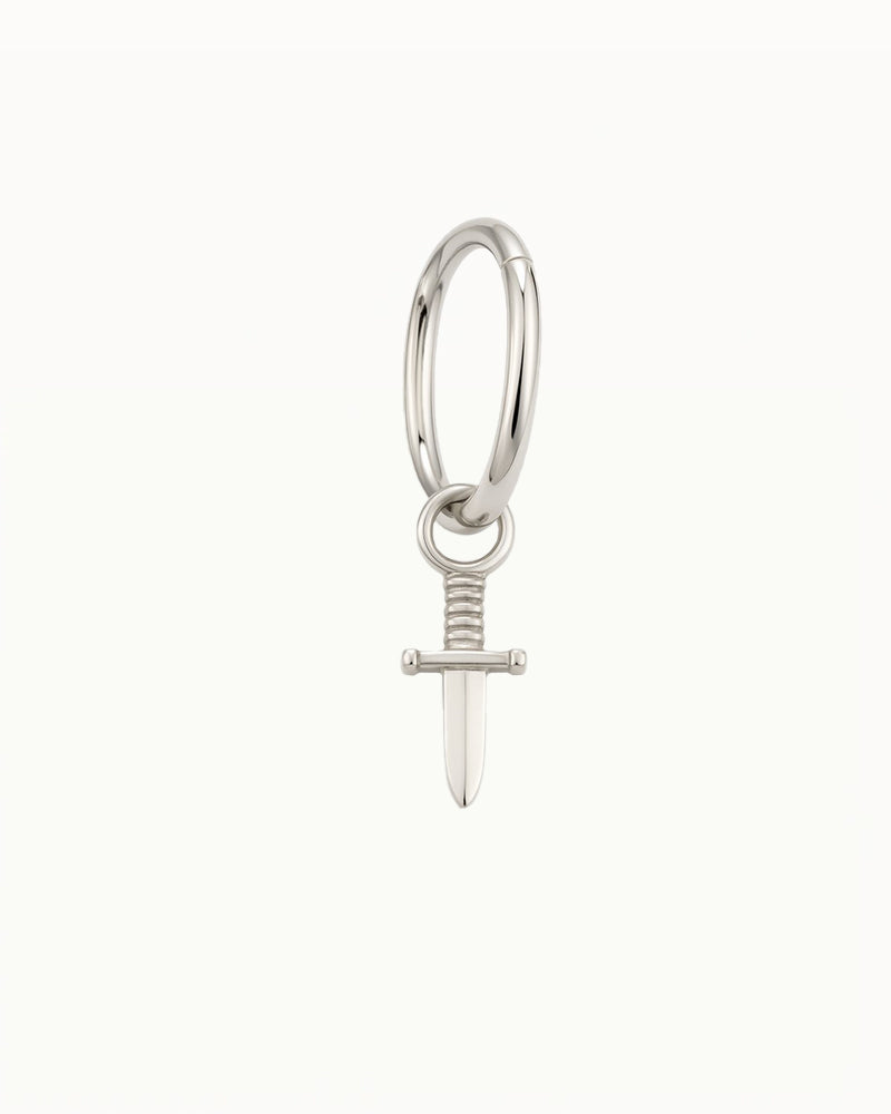 Titanium Piercing met Zwaard Hanger - Anja