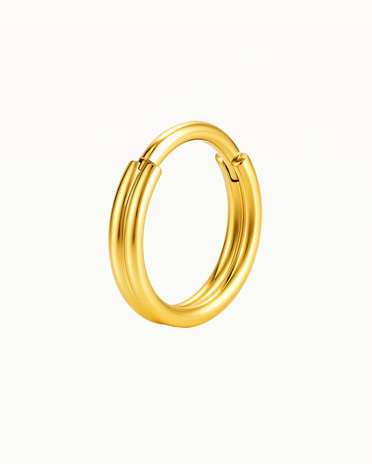 Titanium Minimalistische Dubbele Ring Piercing - Tamara