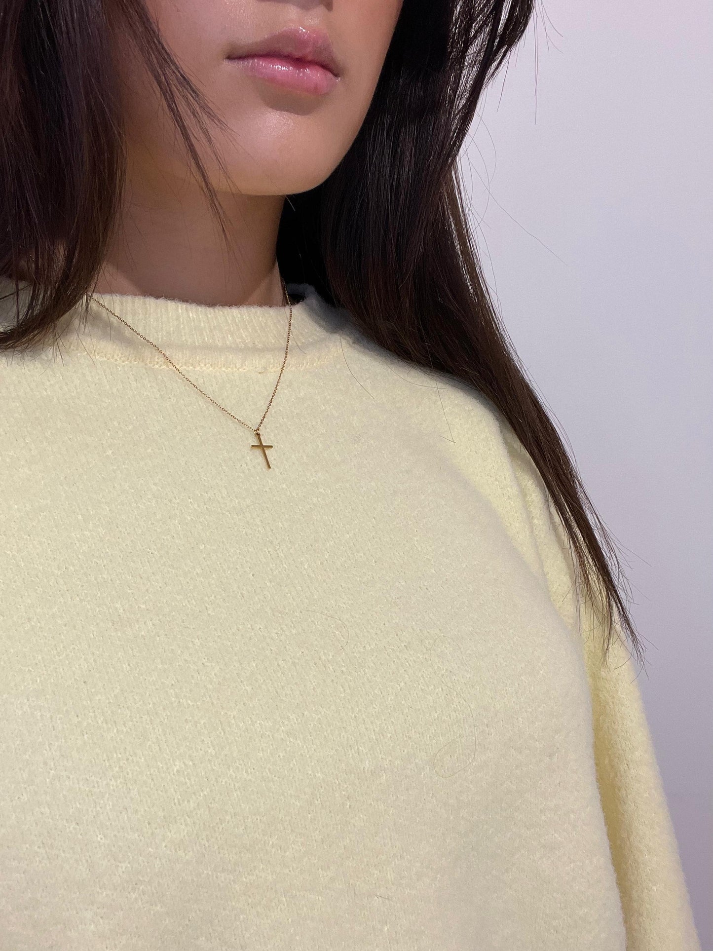 Classic Cross Necklace - Veerle