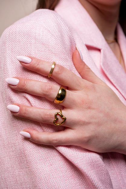 Basic Ring in Drie Sizes - Jessy - R13