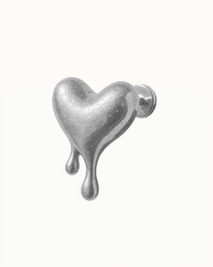 Titanium Dripping Heart Piercing - Ada
