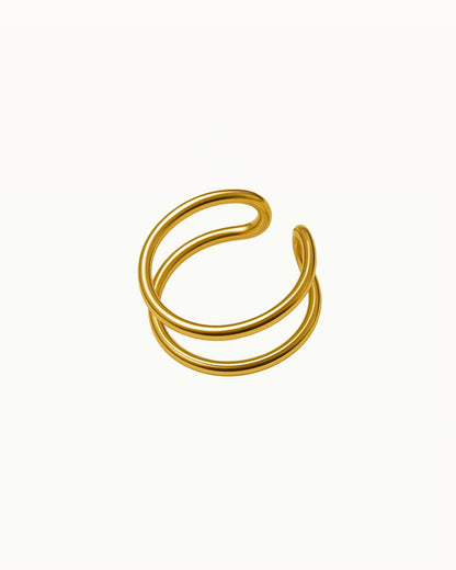 Double Ring with Opening - Ame - R03