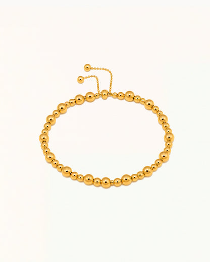 GOUDEN ARMBAND MET KRALEN - DUNYA
