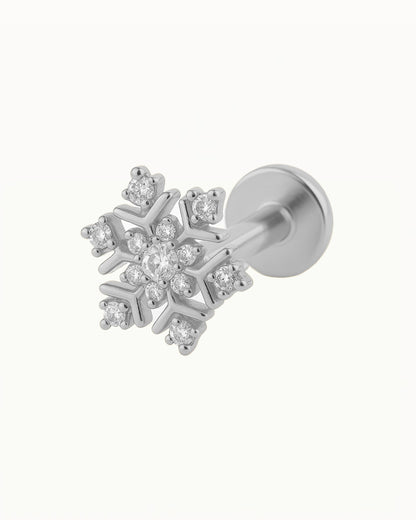 Titanium Kristallen Sneeuwvlok Piercing - Emika