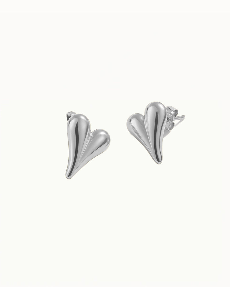 Hartjes Studs Oorbellen - Heidi