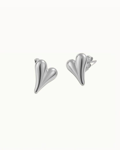 Hartjes Studs Oorbellen - Heidi