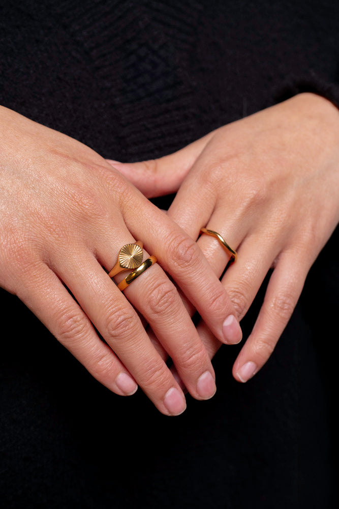 Klassieke Zegel Ring - Naomi - R19