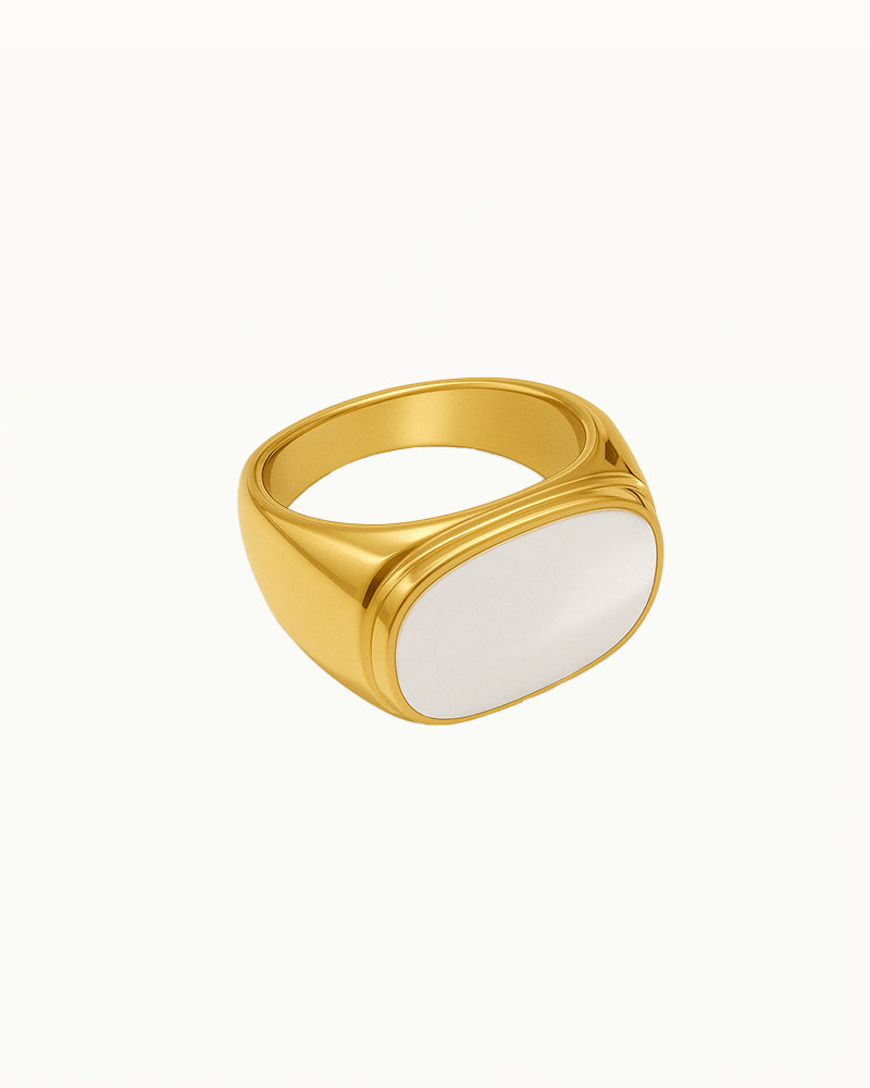 Bold Ring with Stone - June - R23