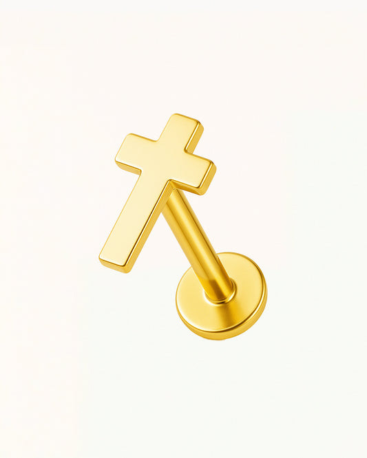 Titanium Kruisvormige Piercing - Katya