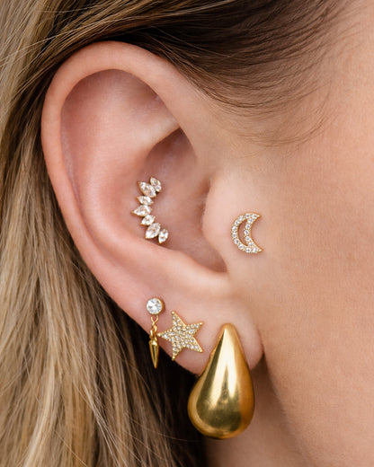 Chunky Drop Earrings - Gabriella