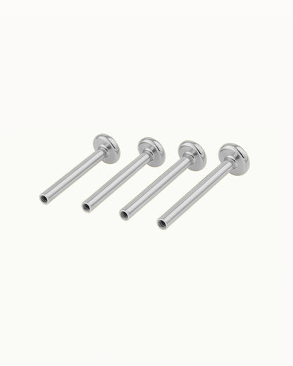 Titanium Labret Staafje met Interne Schroefdraad