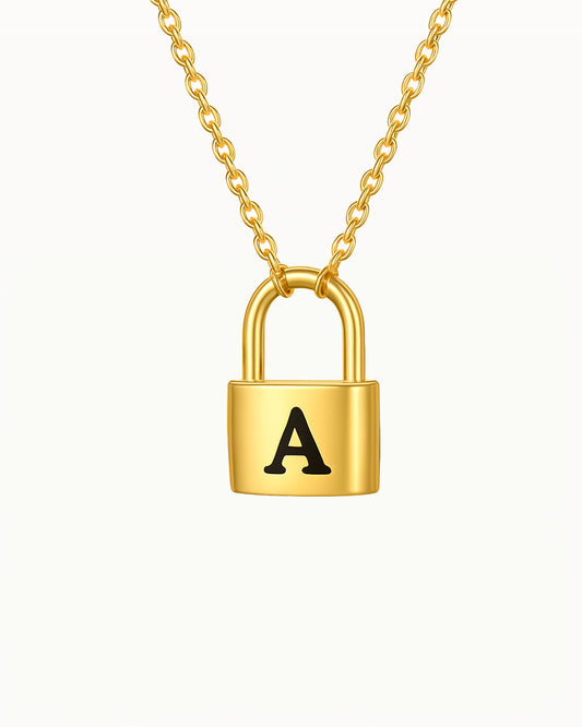 Initialen Ketting met Slot Hanger