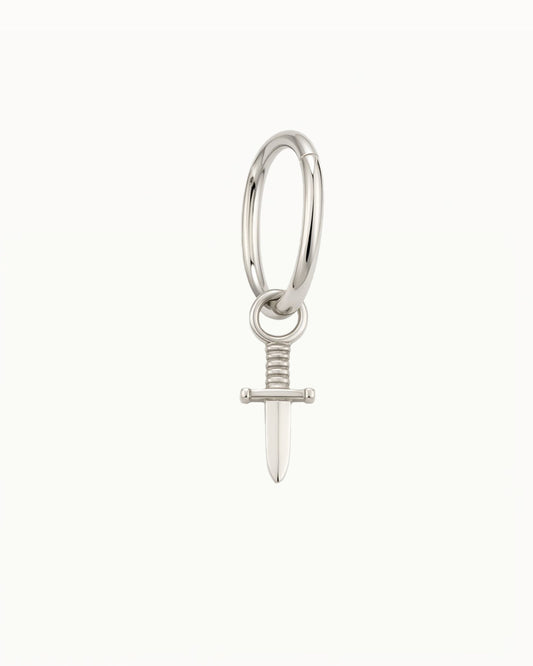 Titanium Piercing with Sword Pendant - Anja