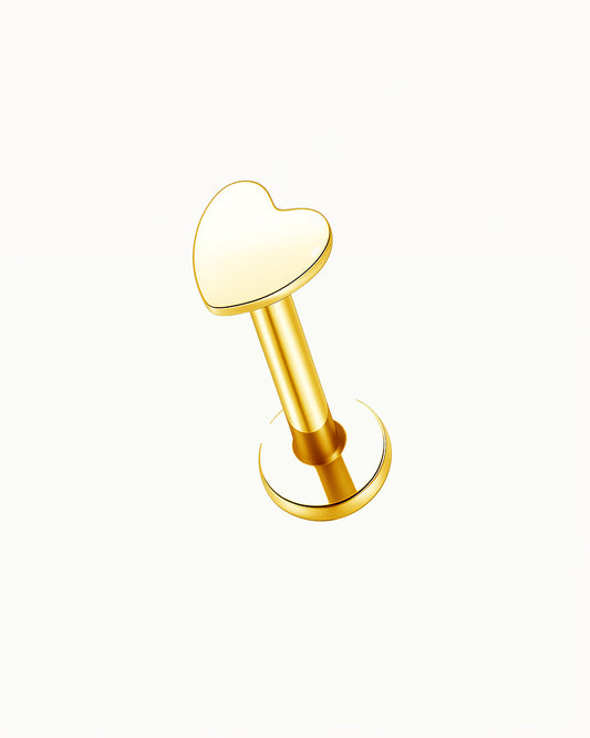 Titanium Heart Shaped Piercing - River