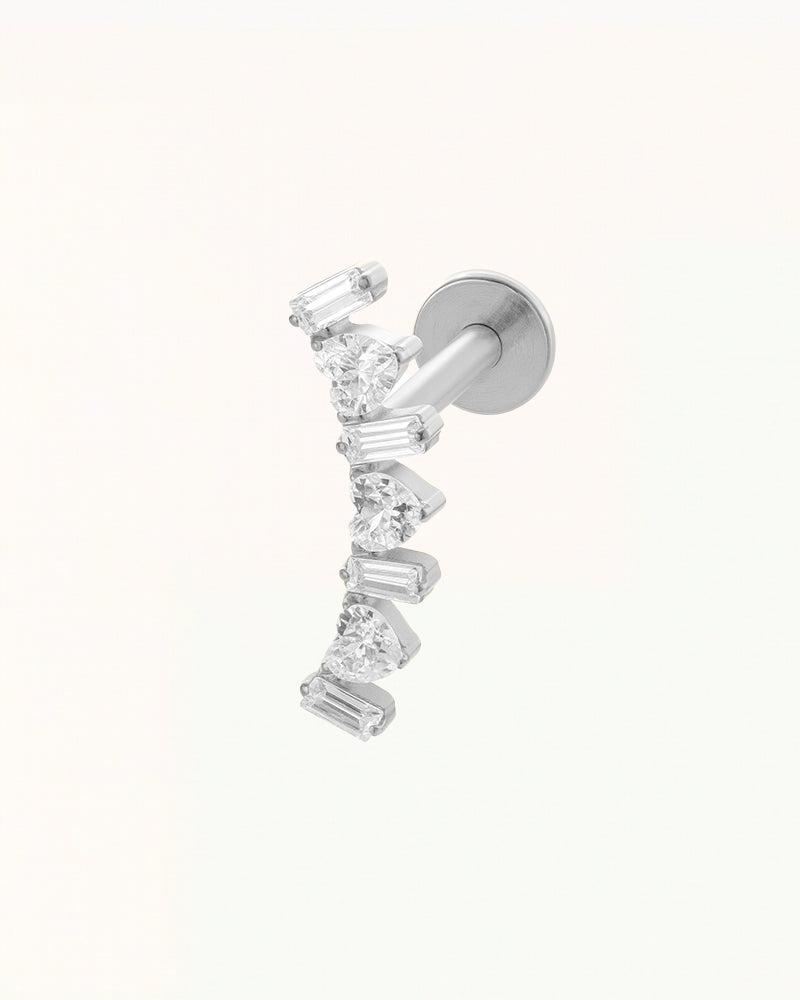 Titanium Ronde Boog Piercing - Seren