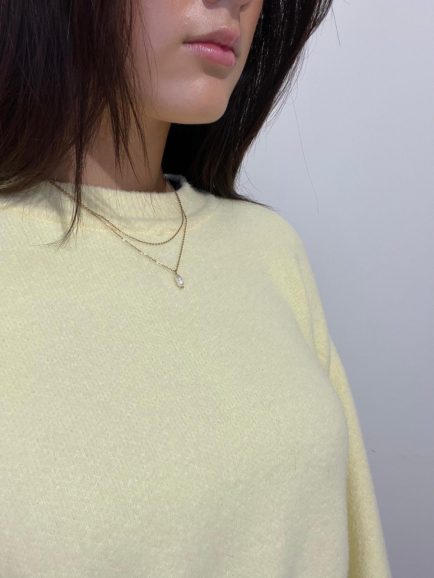 Double Pearl Necklace - Miranda